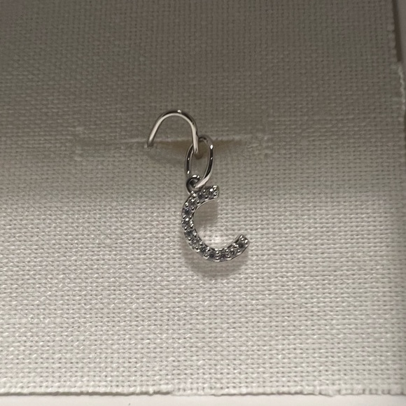 Pavé ‘C’ Charm - Picture 1 of 3